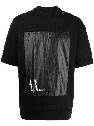 Armani Exchange logo-print short-sleeve Sweatshirt - Farfetch