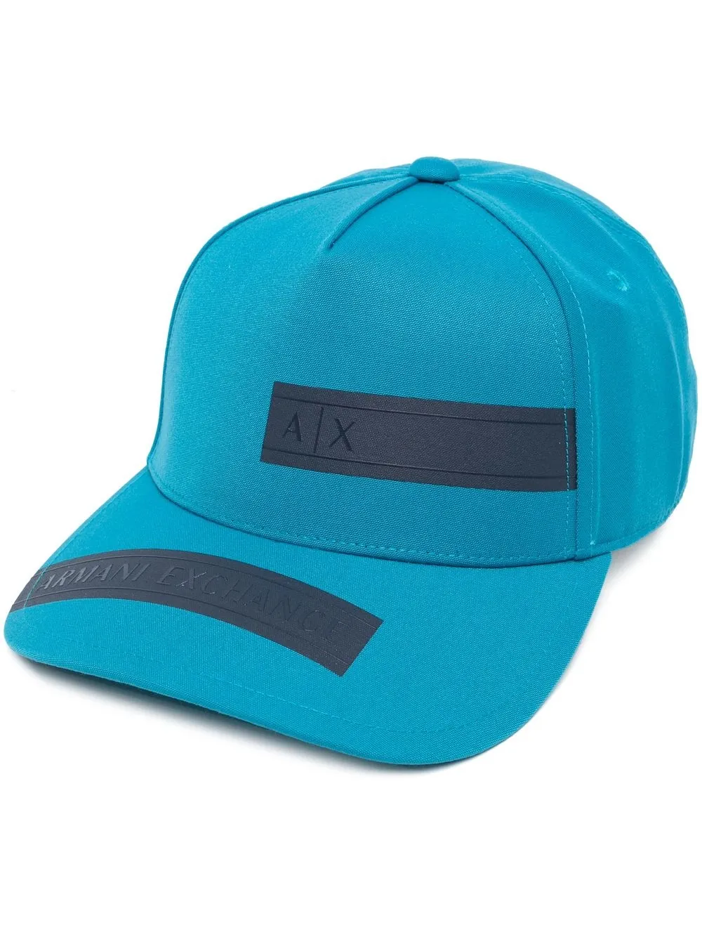 

Armani Exchange logo-print cap - Blue
