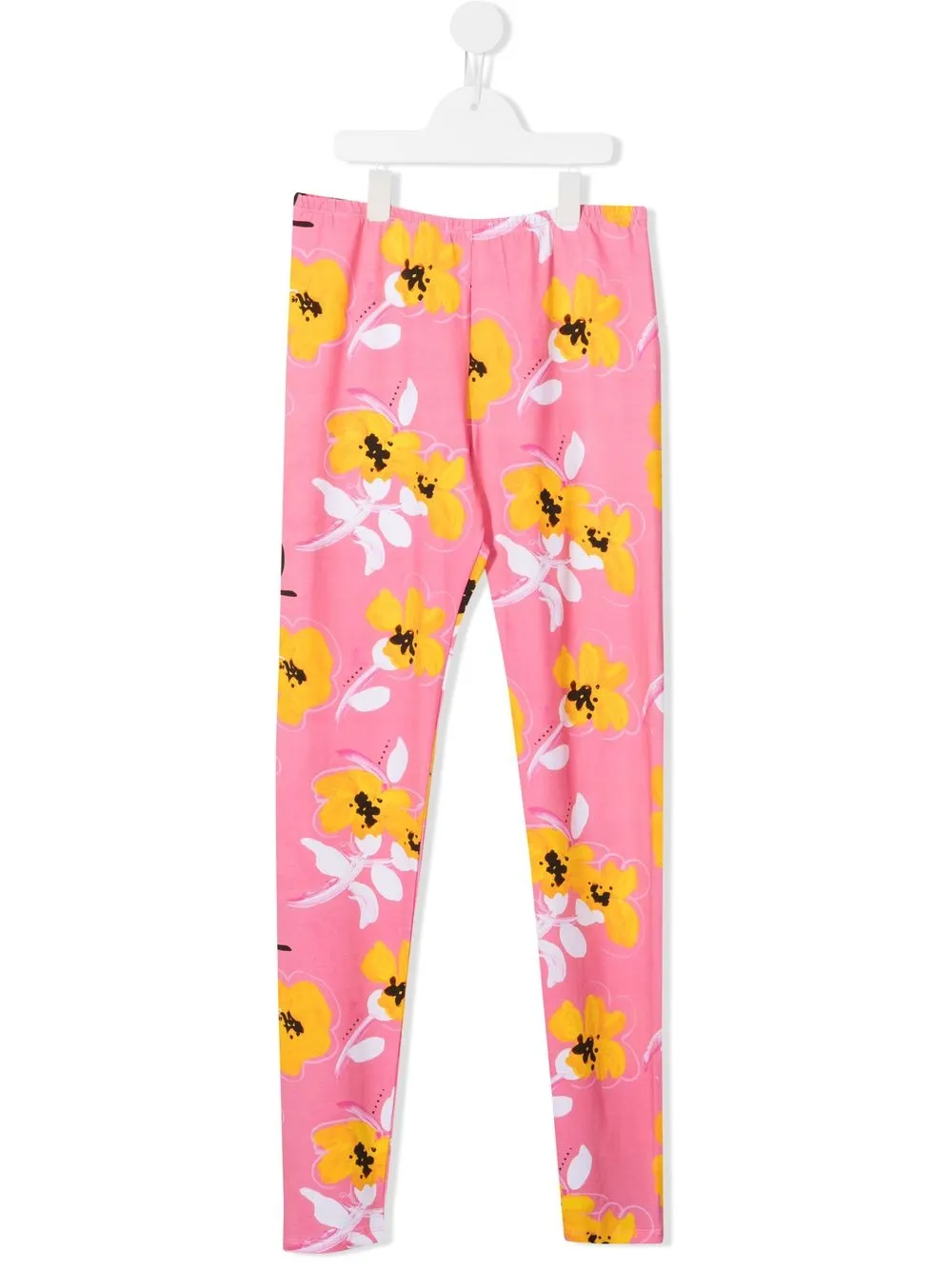 

Marni Kids leggins con estampado floral - Rosado