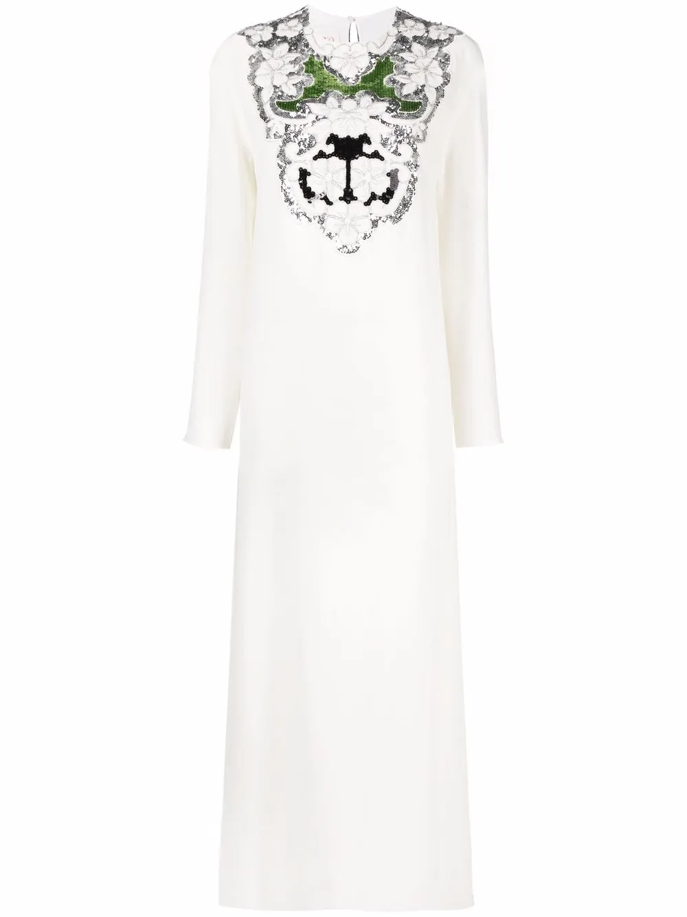 Valentino Garavani sequin-embellished long dress | Neutrals | Image 1
