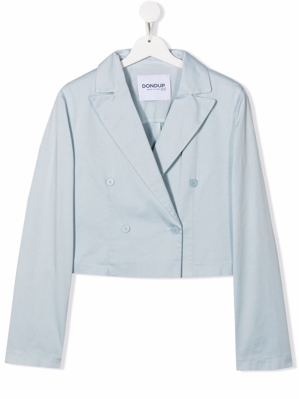 

DONDUP KIDS blazer corto con doble botonadura - Azul