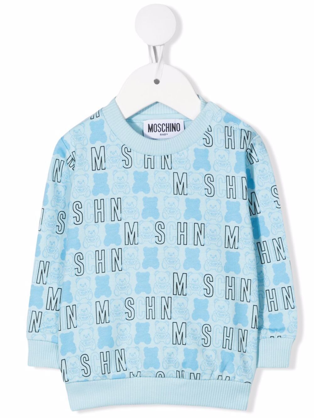 фото Moschino kids толстовка с логотипом