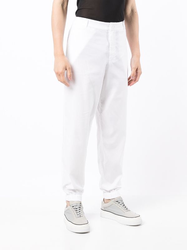 Armani Exchange elasticated-hem straight-leg Trousers - Farfetch