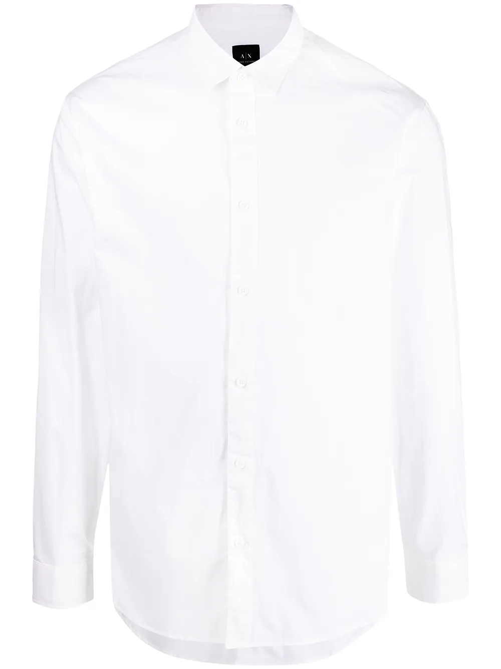 

Armani Exchange camisa con logo estampado - Blanco