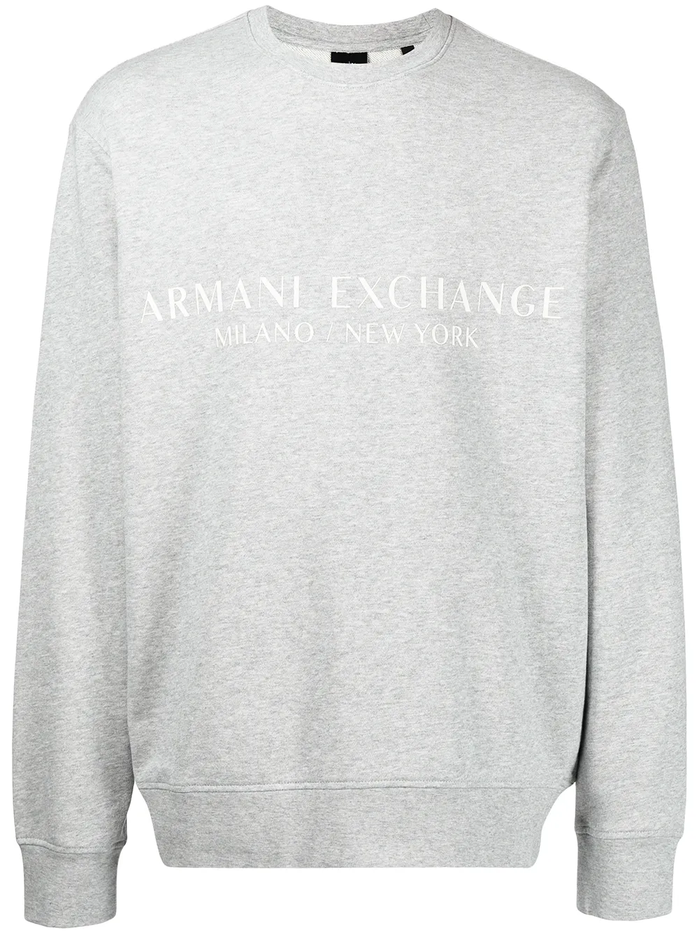 Armani Exchange sudadera con logo estampado | gris | Image 1
