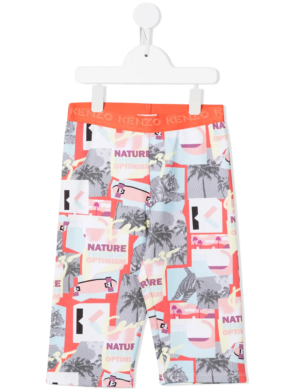 

Kenzo Kids graphic-print bicycle shorts - Multicolour