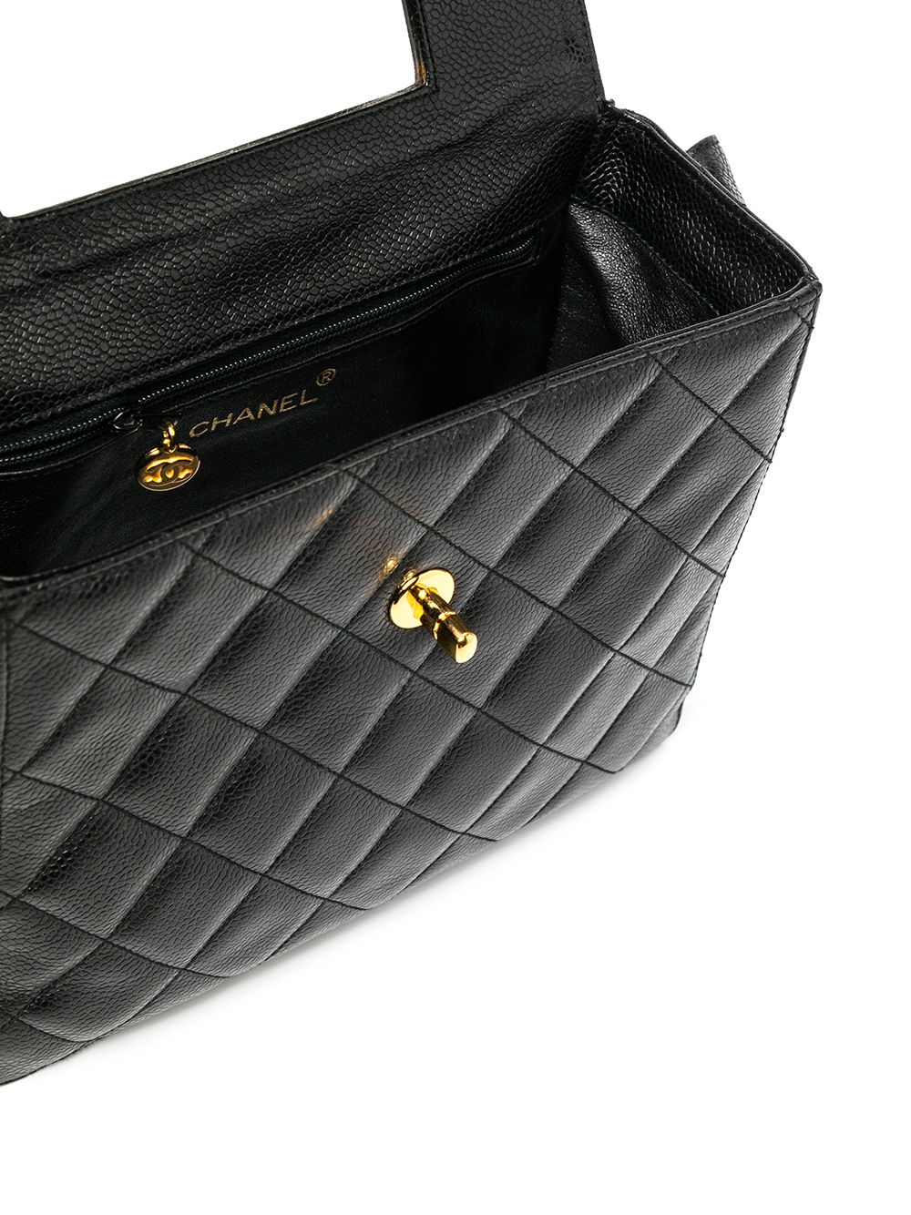 CHANEL Pre-Owned 1997 diamond-quilted CC turn-lock Shoulder Bag - Farfetch