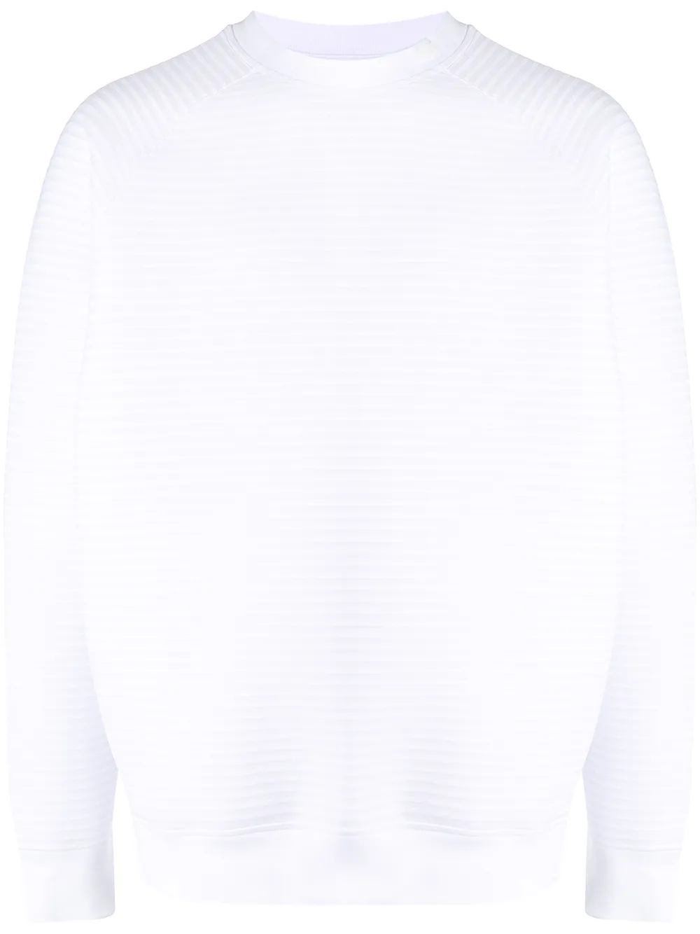 

Armani Exchange sudadera tejida de canalé - Blanco