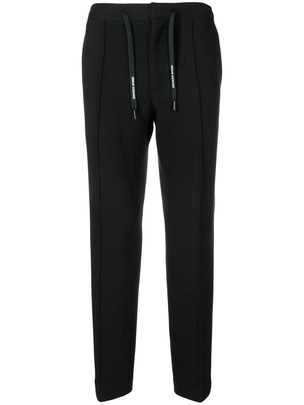 

Armani Exchange piped-trim track pants - Black