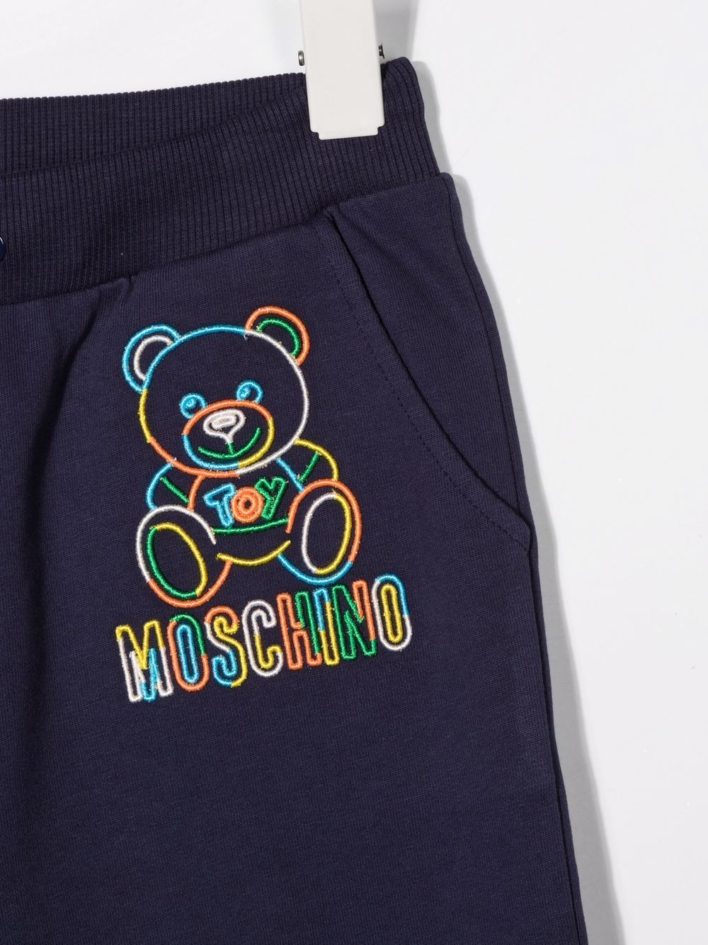 фото Moschino kids спортивные брюки с принтом