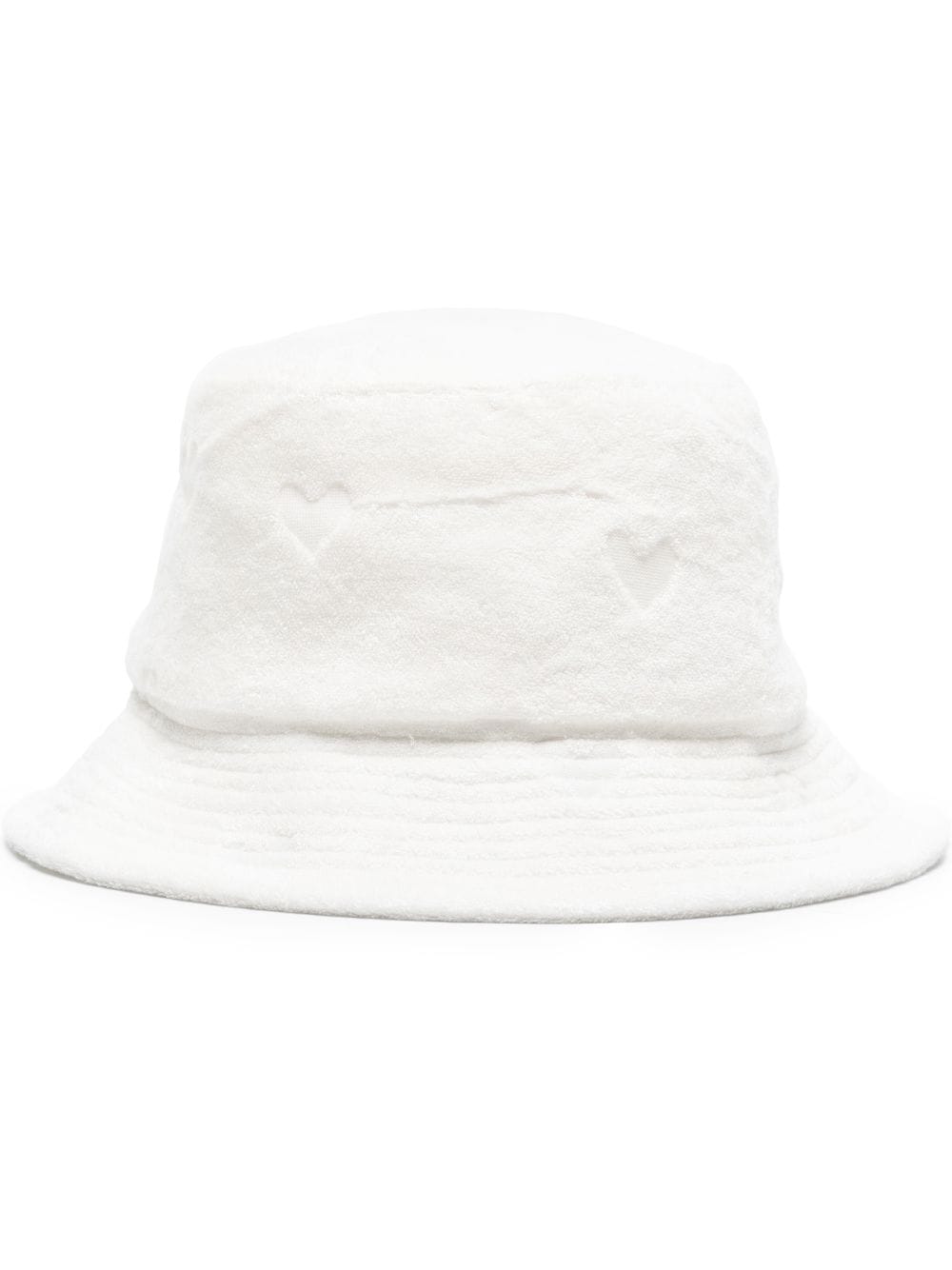 

ROTATE Bianca heart motif bucket hat - White