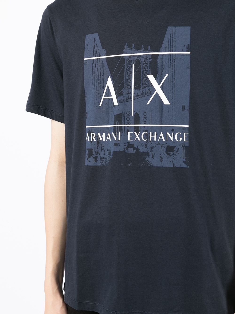 фото Armani exchange футболка с логотипом