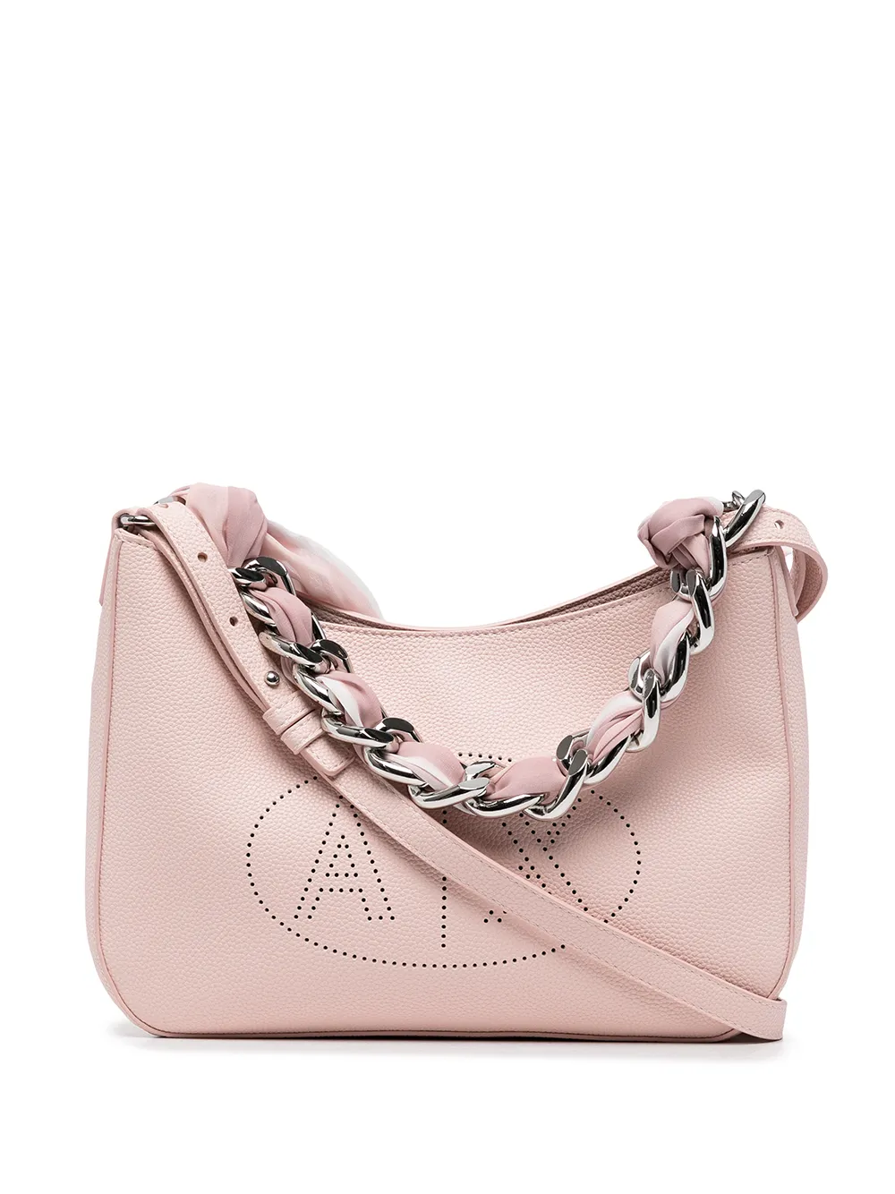 Armani Exchange Perforatedlogo Shoulder Bag In Pink ModeSens