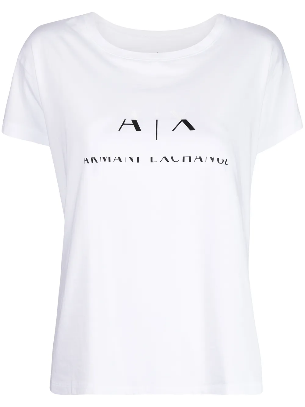 

Armani Exchange playera con logo estampado - Blanco