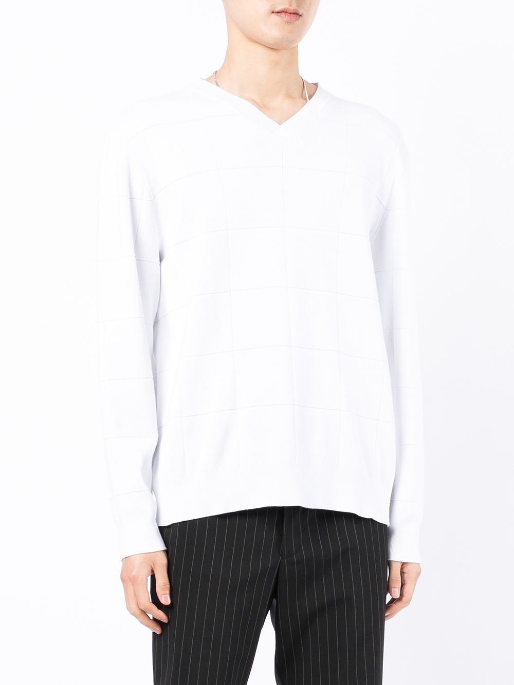 Armani Exchange Vneck Cotton Sweatshirt Farfetch