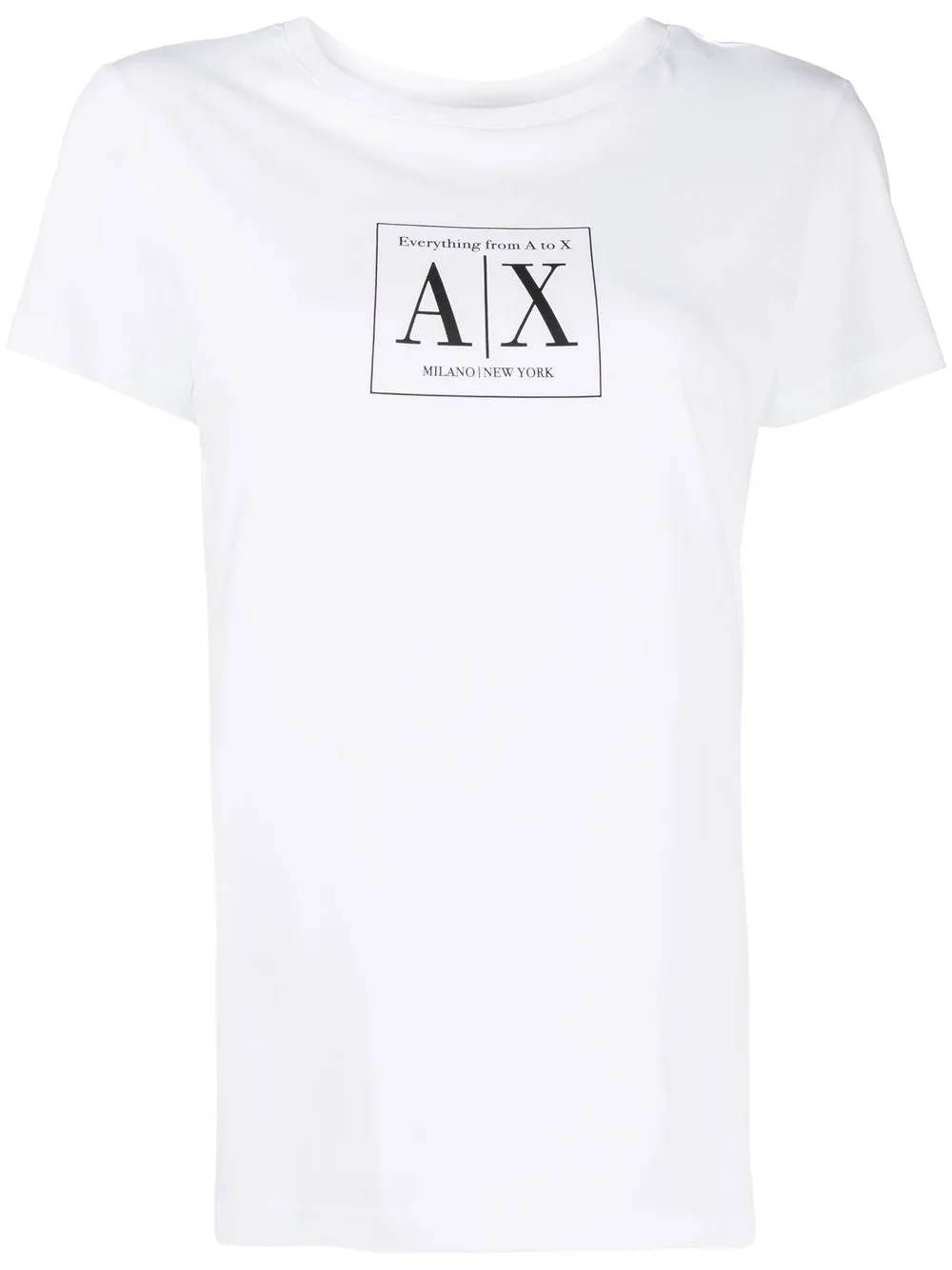 

Armani Exchange logo-print short-sleeve T-shirt - White