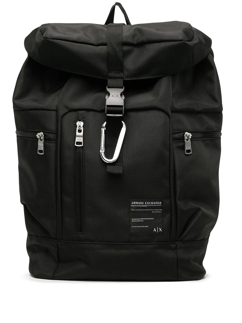 

Armani Exchange AX drawstring backpack - Black