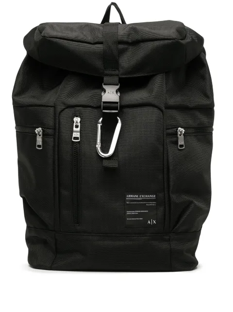 Armani Exchange شنطة ظهر برباط AX