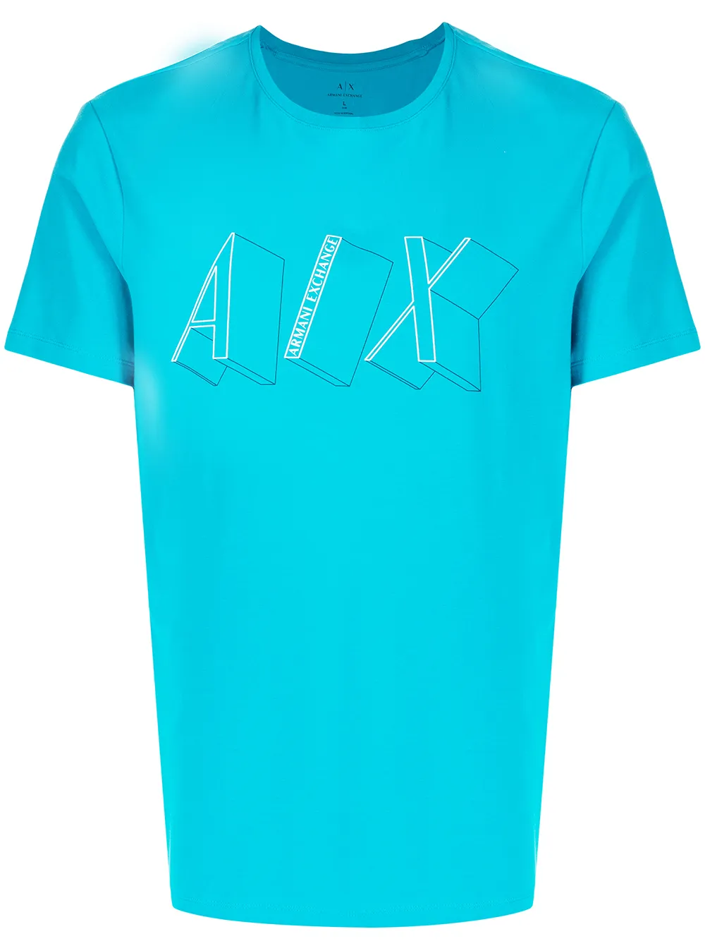 

Armani Exchange logo-print T-shirt - Blue