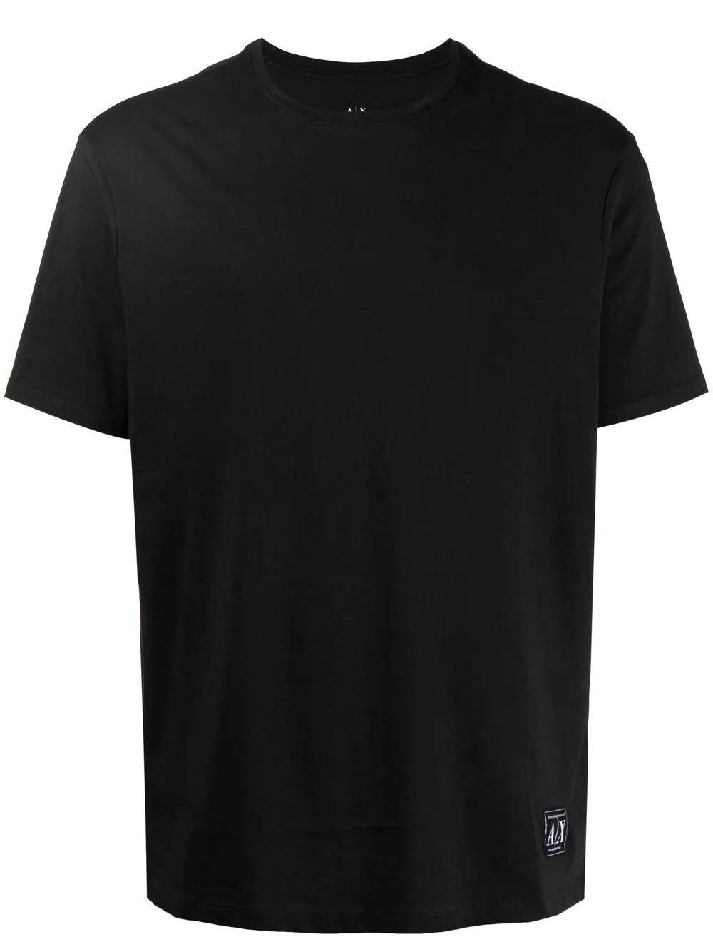 

Armani Exchange logo-patch detail T-shirt - Black