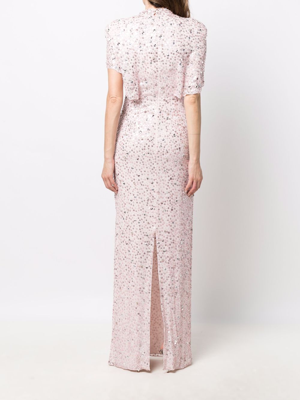 фото Jenny packham sequin-embellished cut-out gown