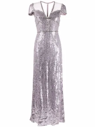 Jenny Packham Priya sequin-embellished 