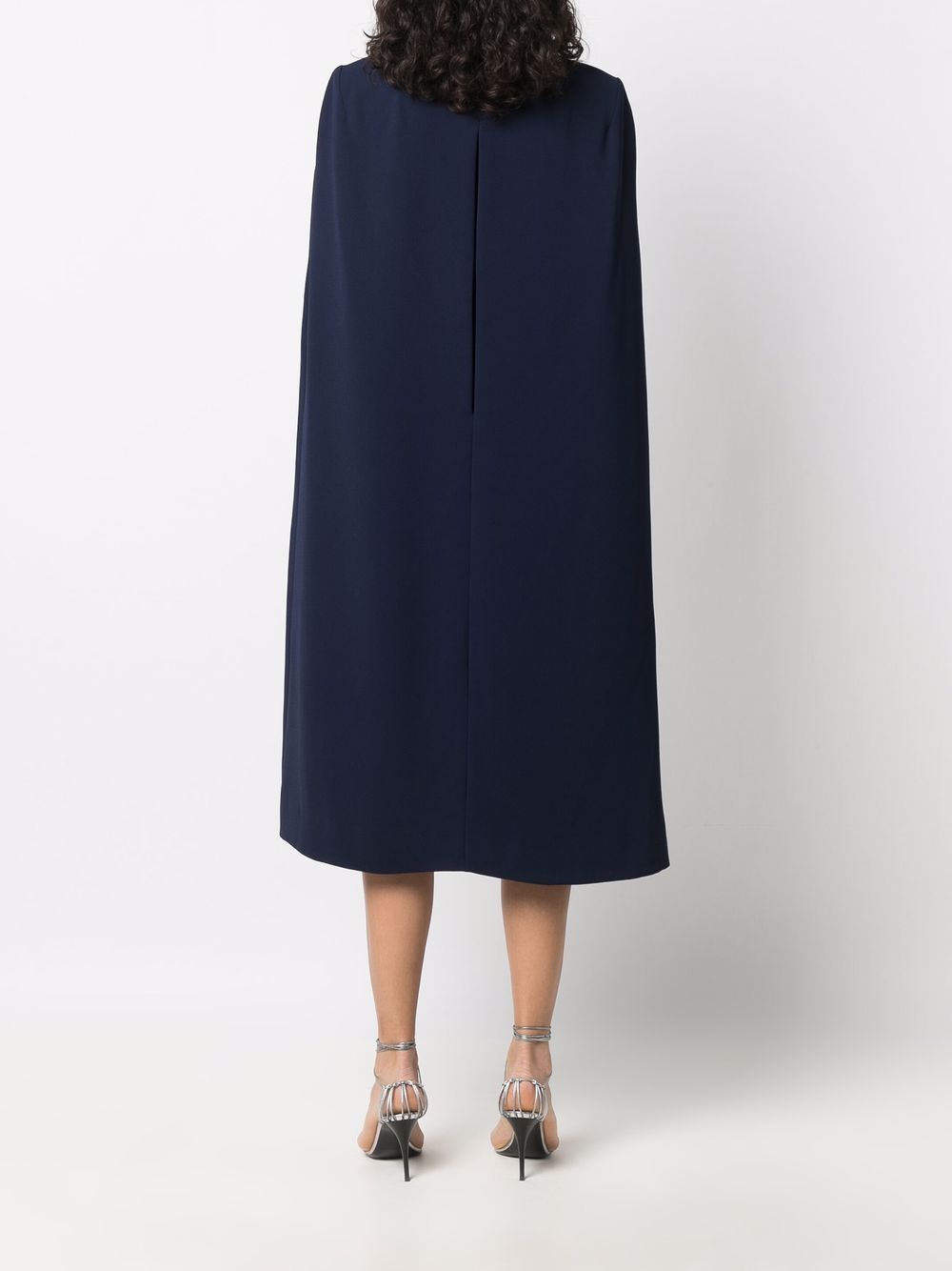 фото Jenny packham embellished-trim cape dress