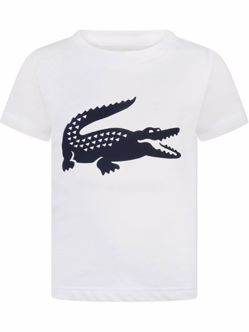 фото Lacoste kids logo print t-shirt