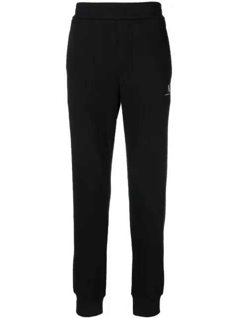 Armani Exchange logo-print track pants