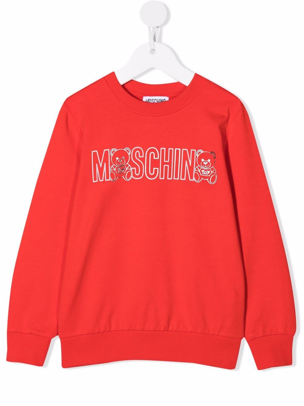 фото Moschino kids толстовка с логотипом