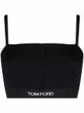 TOM FORD logo underband bralette top - Black