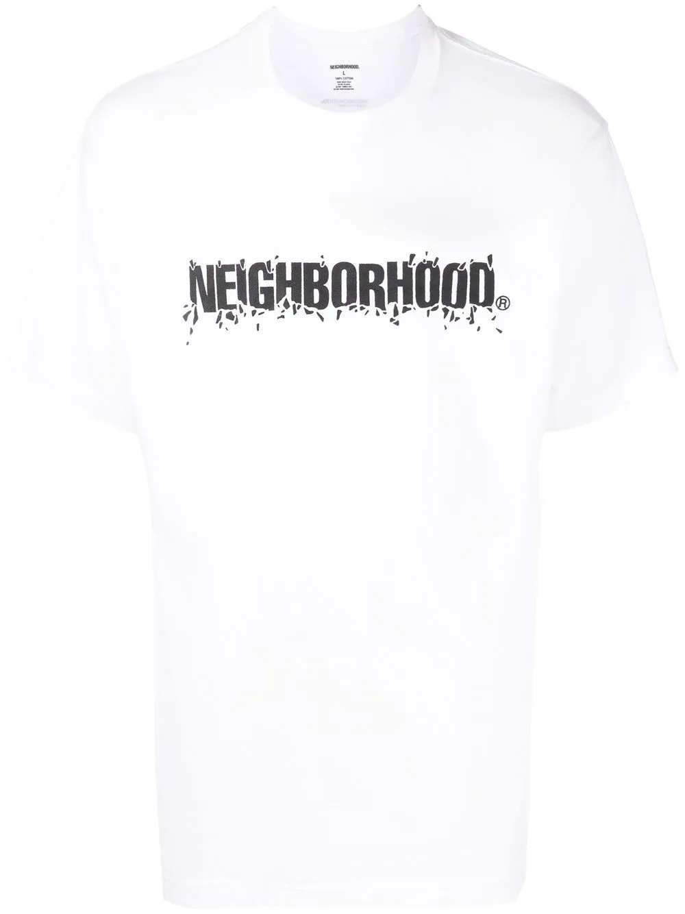 

Neighborhood playera con logo estampado - Blanco