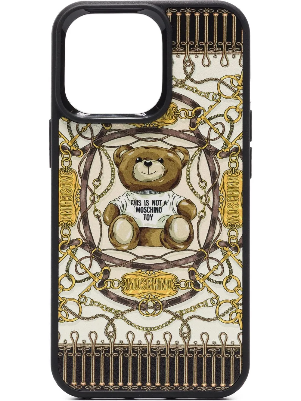 

Moschino funda para iPhone 13 Pro con motivo Teddy Bear - Amarillo