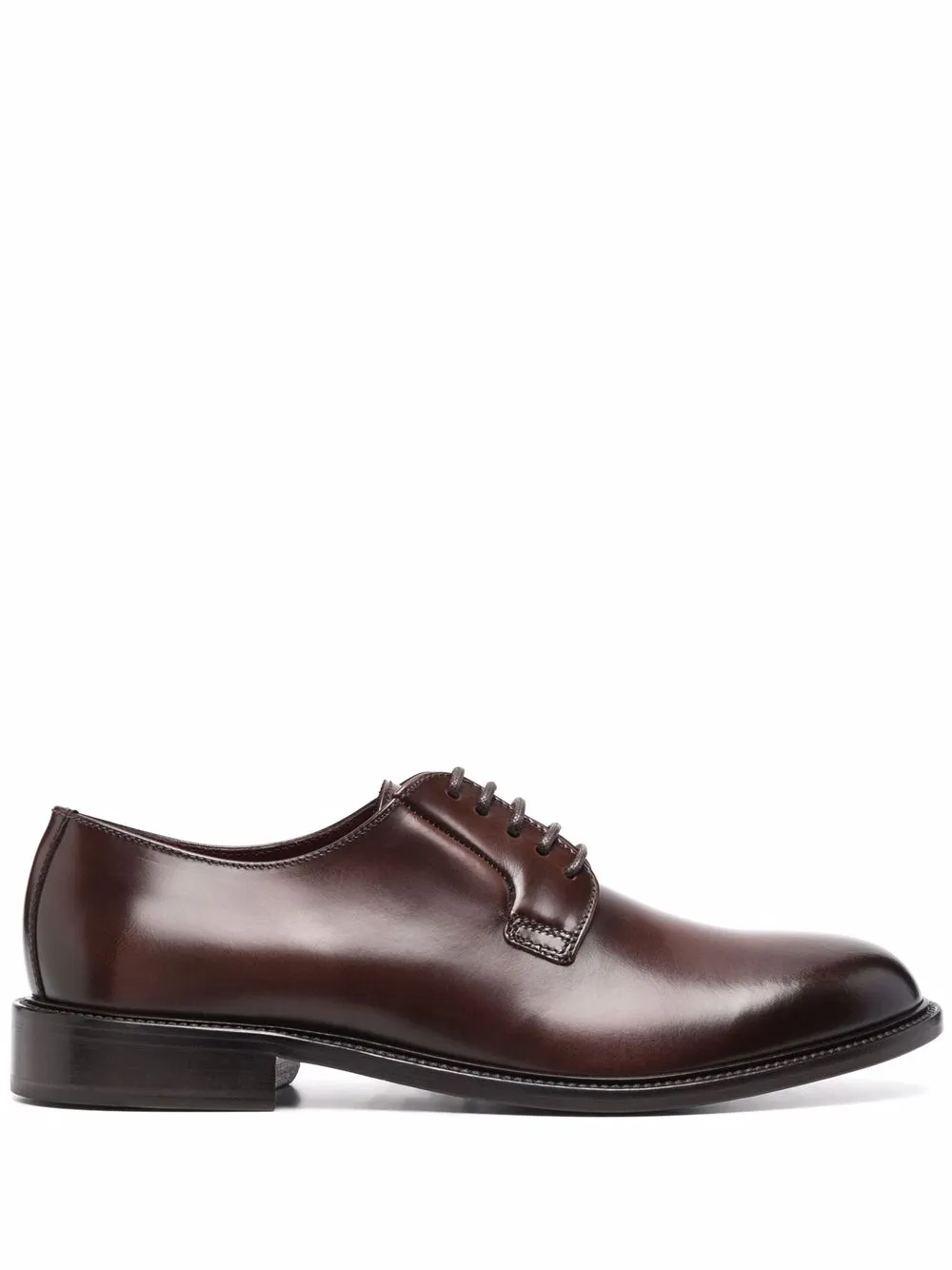 

Corneliani lace-up leather boat shoes - Brown
