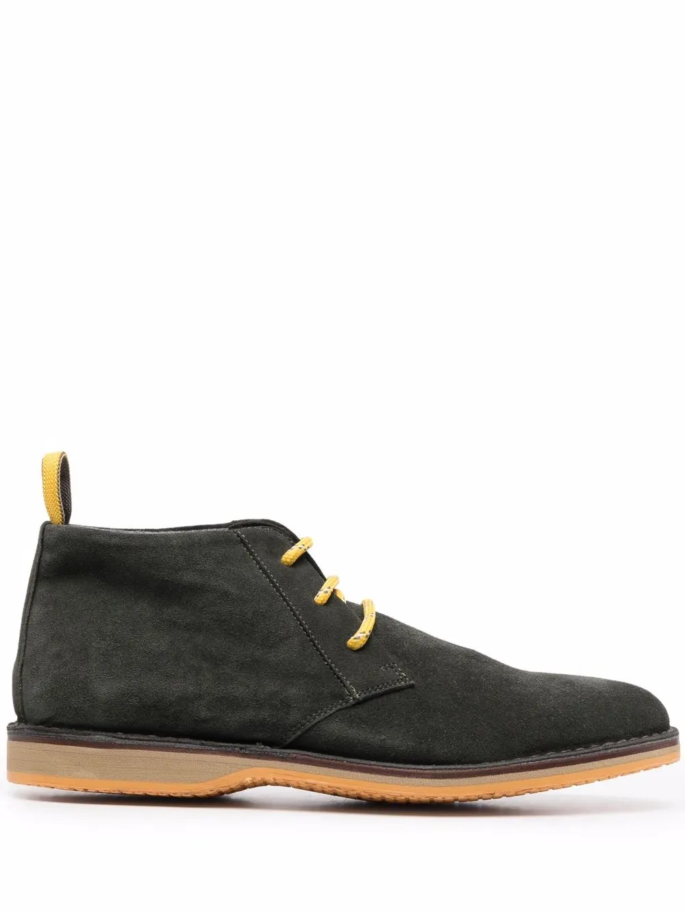 

Corneliani botines de gamuza con agujetas - Verde