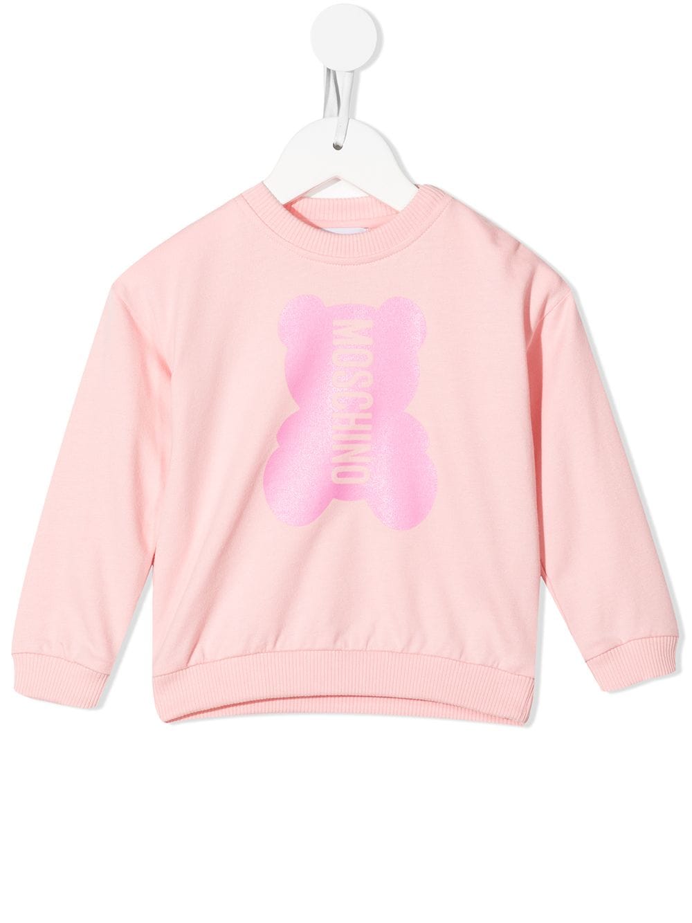 Image 1 of Moschino Kids Teddy logo-print sweatshirt