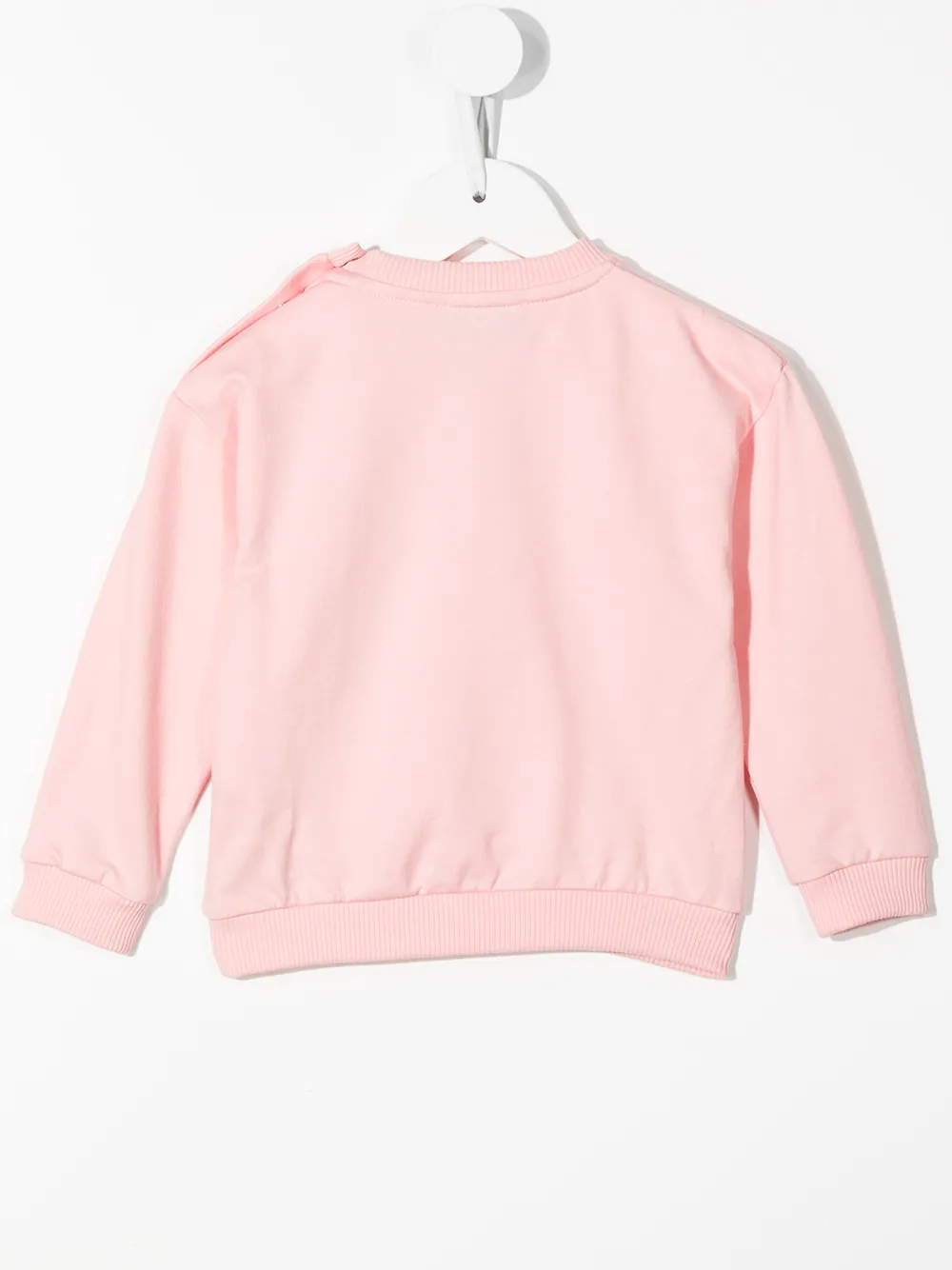 Moschino Kids Sweater met logoprint - Roze