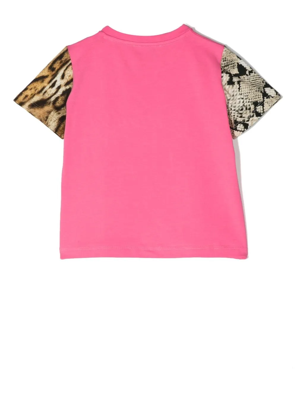 Roberto Cavalli Junior T-shirt met logoprint - Roze
