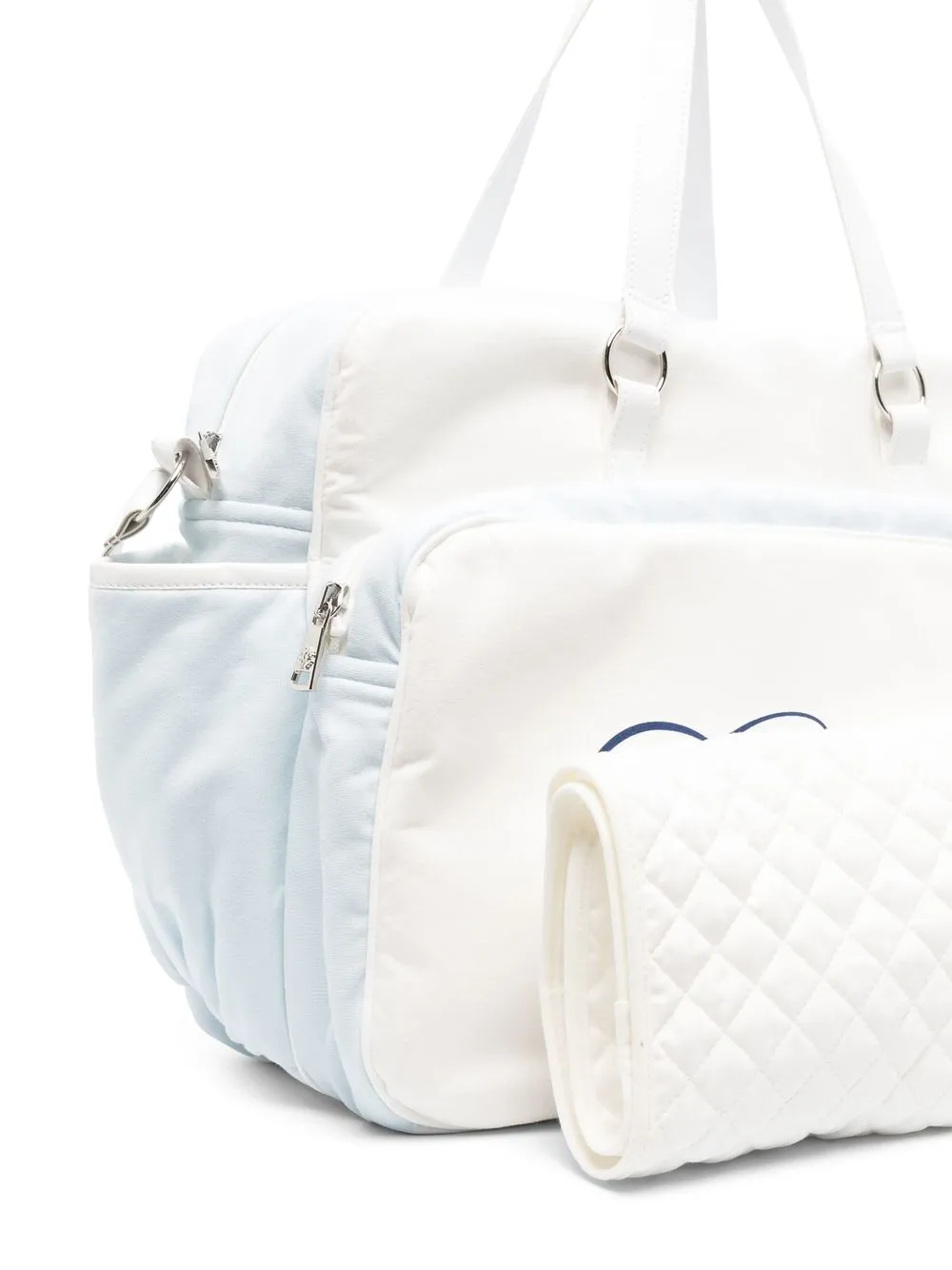 Roberto Cavalli Junior Luiertas met logoprint - Blauw