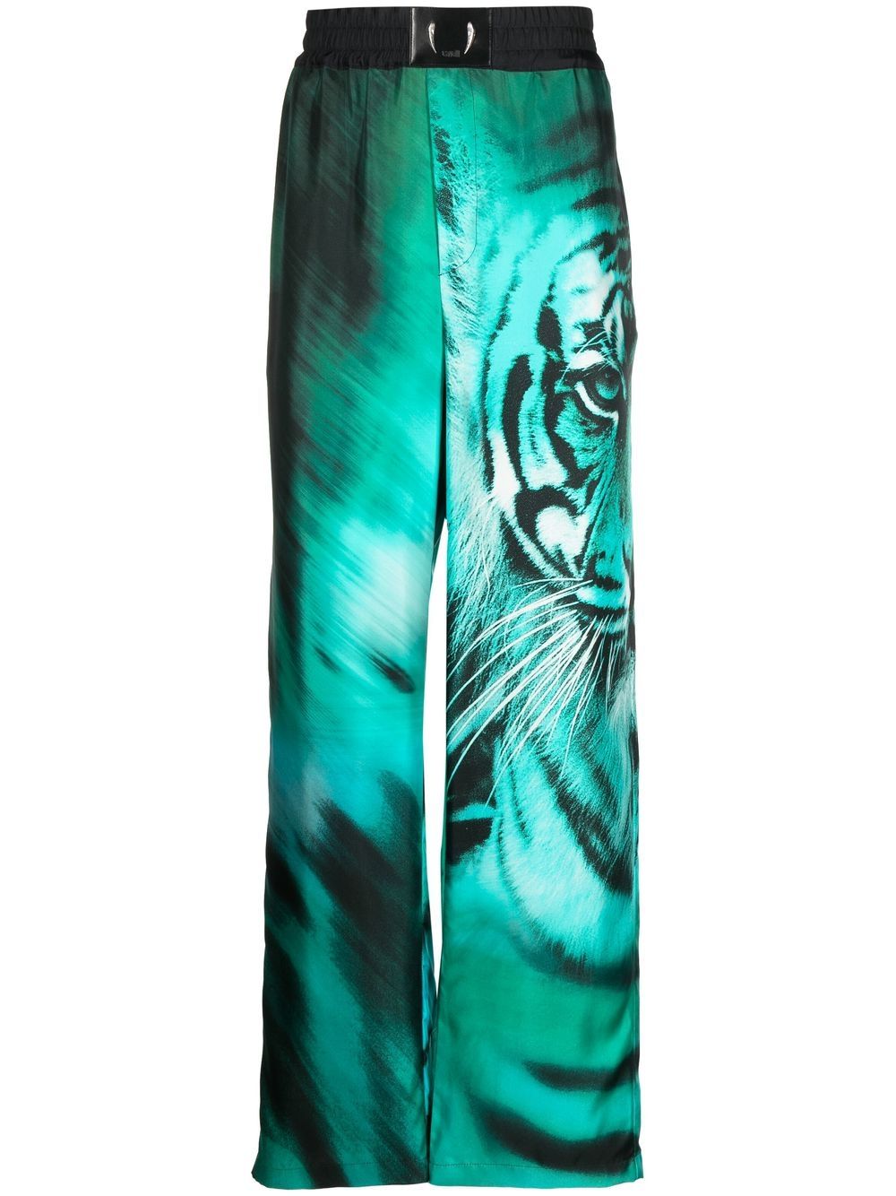 Roberto Cavalli tiger-print Silk Track Pants - Farfetch