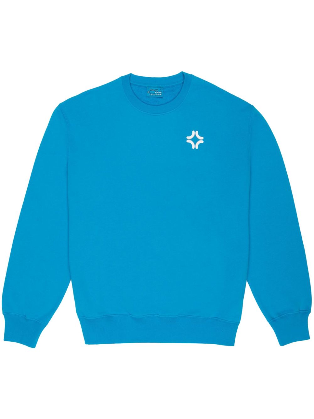 crew-neck organic-cotton sweatshirt