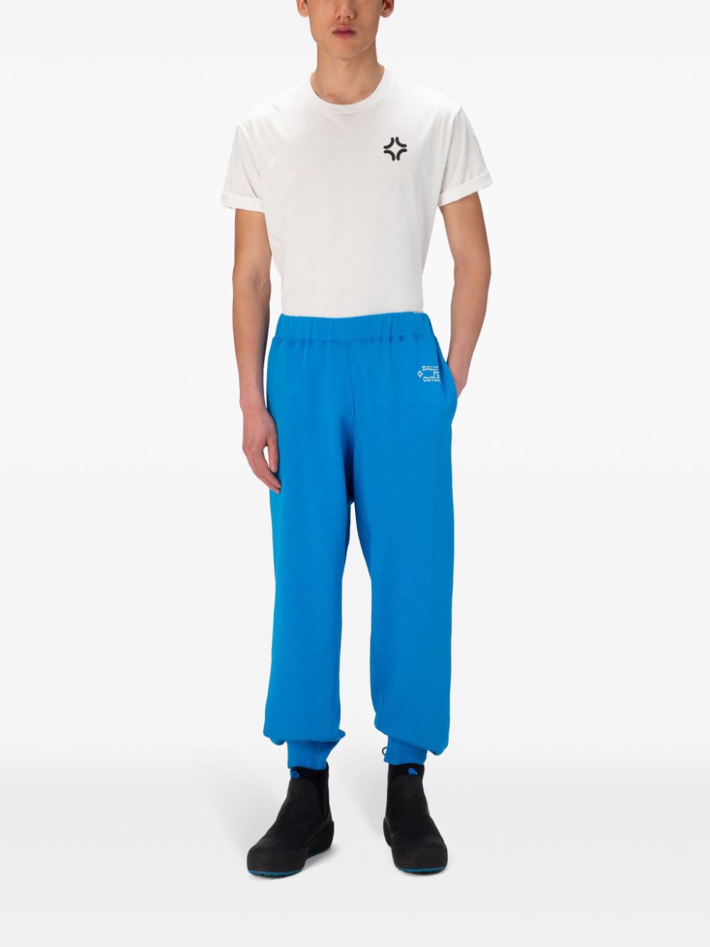 Bally logo-print track pants - Blauw