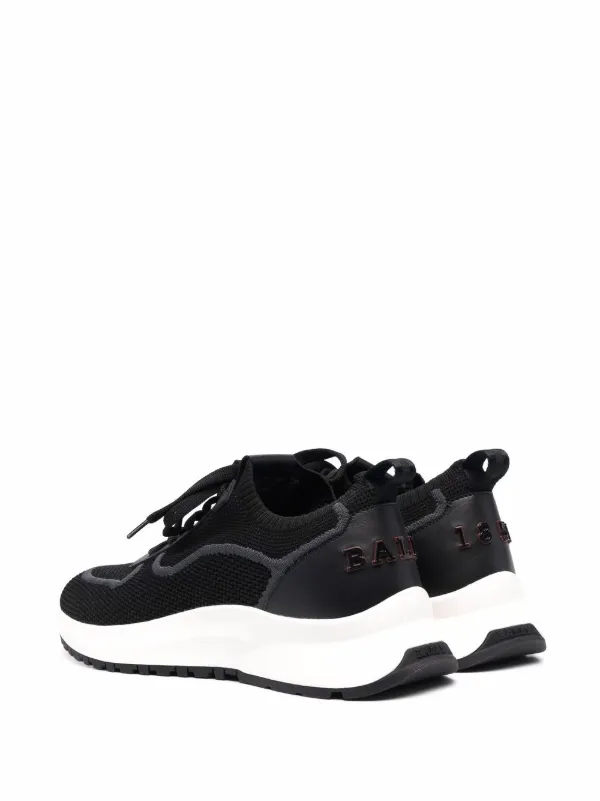 【23AW NEW】BALLY_men / DAVYN レザー ロースニーカー / Black 23AW NEW】BALLY_men / DAVYN レザー ロースニーカー / Black