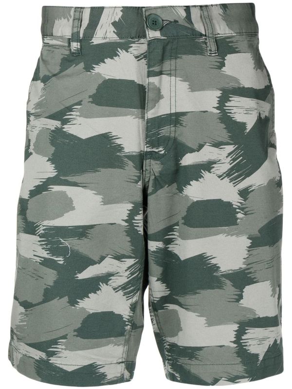 armani exchange camo shorts