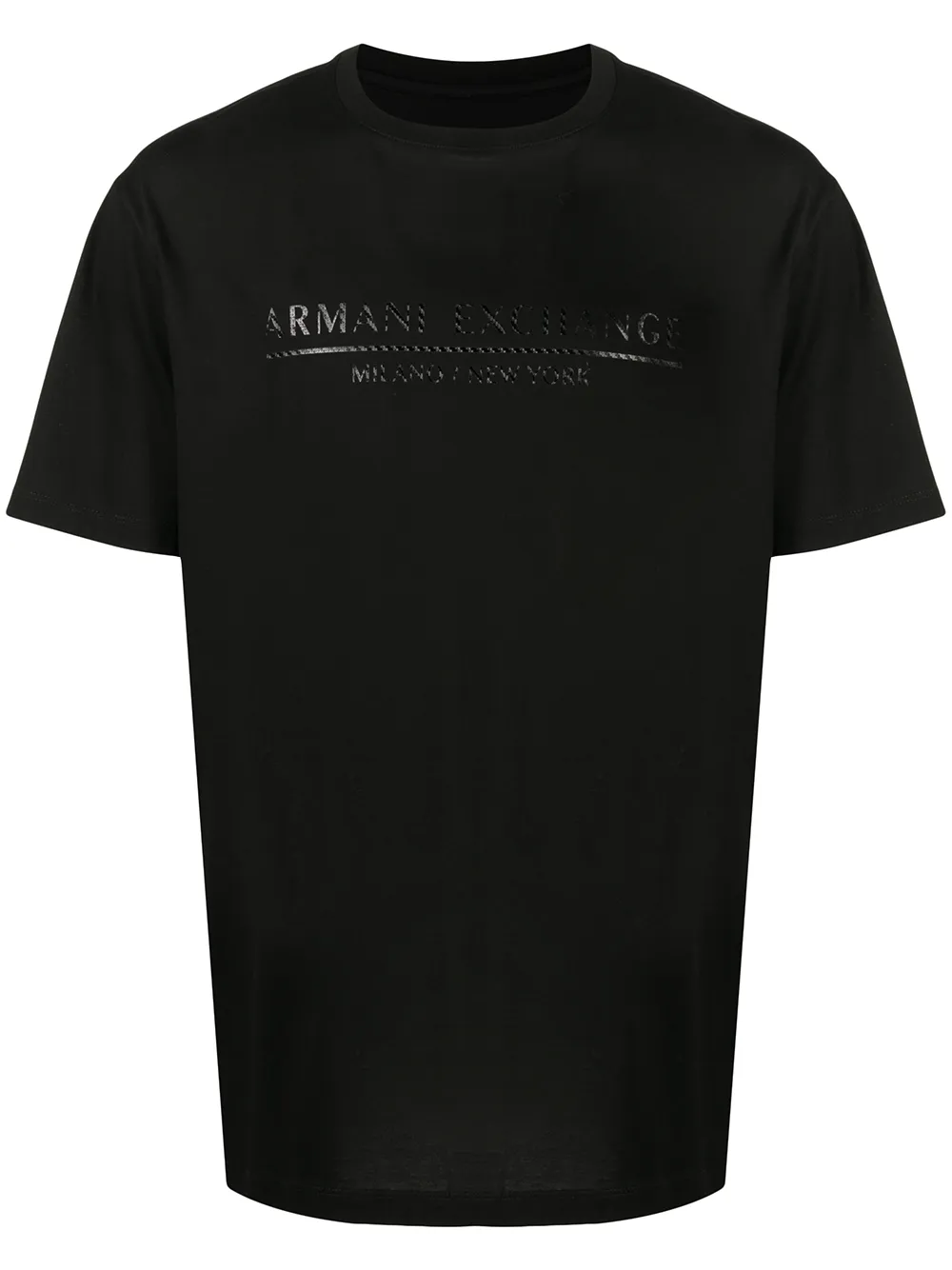 

Armani Exchange logo-print T-shirt - Black