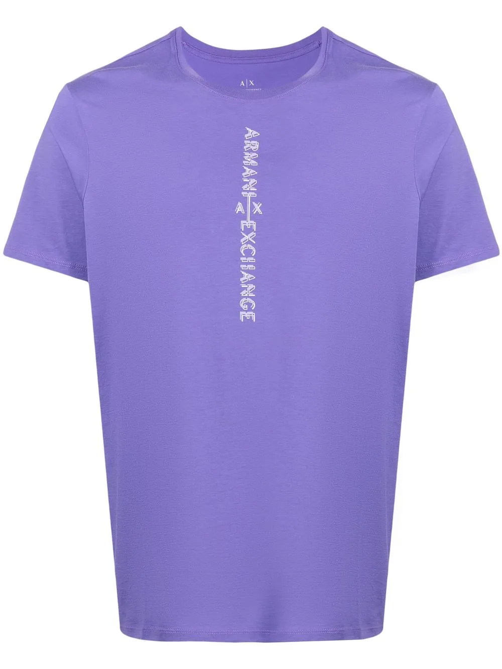 

Armani Exchange playera con logo estampado - Morado