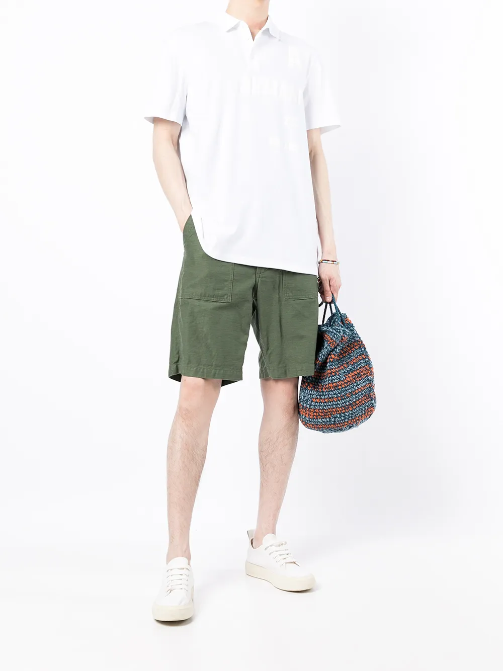 Armani Exchange Poloshirt met logoprint - Wit