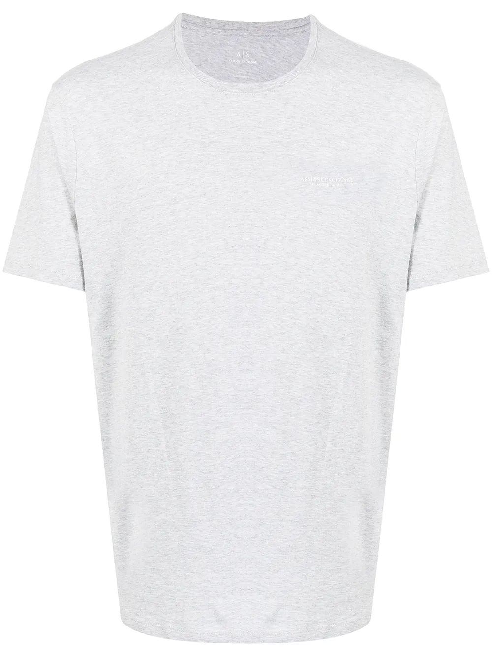 

Armani Exchange playera con cuello redondo - Gris