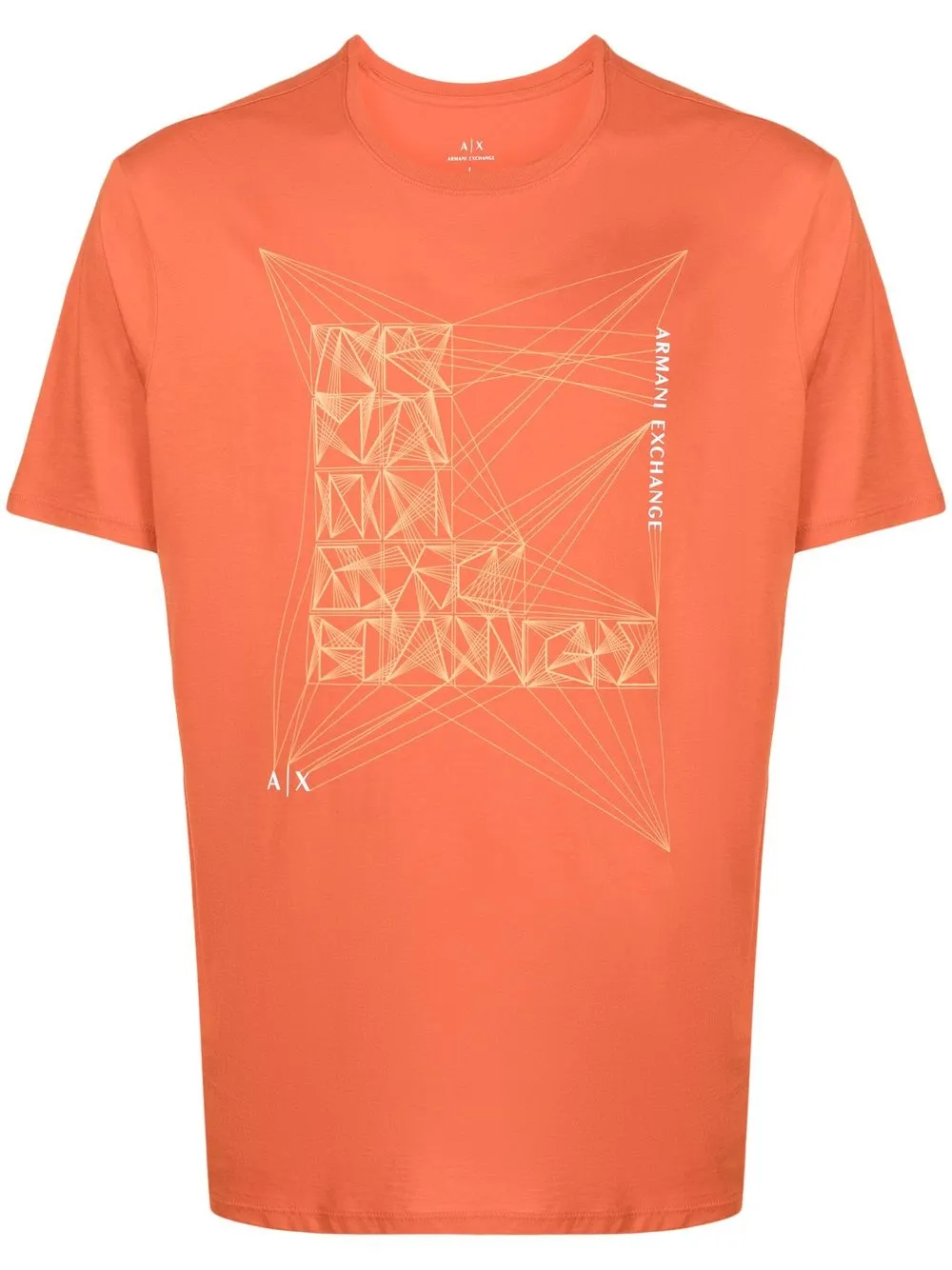 

Armani Exchange logo-print T-shirt - Orange