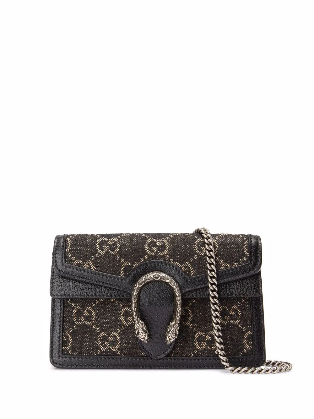 Gucci Black Dionysus GG Velvet Super Mini Bag - Farfetch